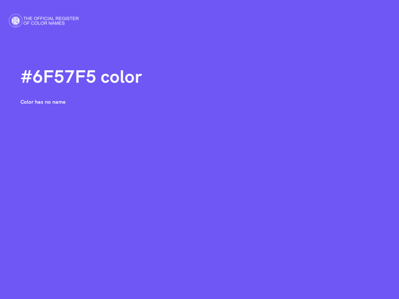 #6F57F5 color image