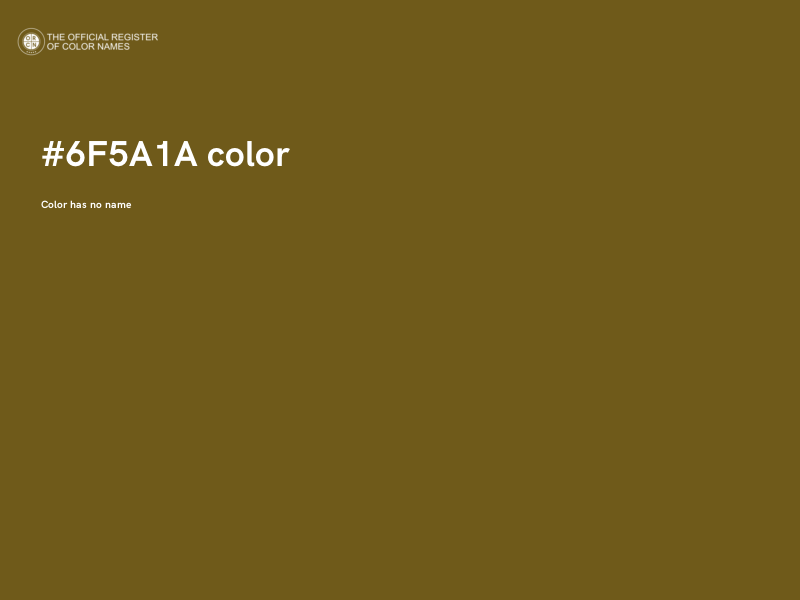 #6F5A1A color image