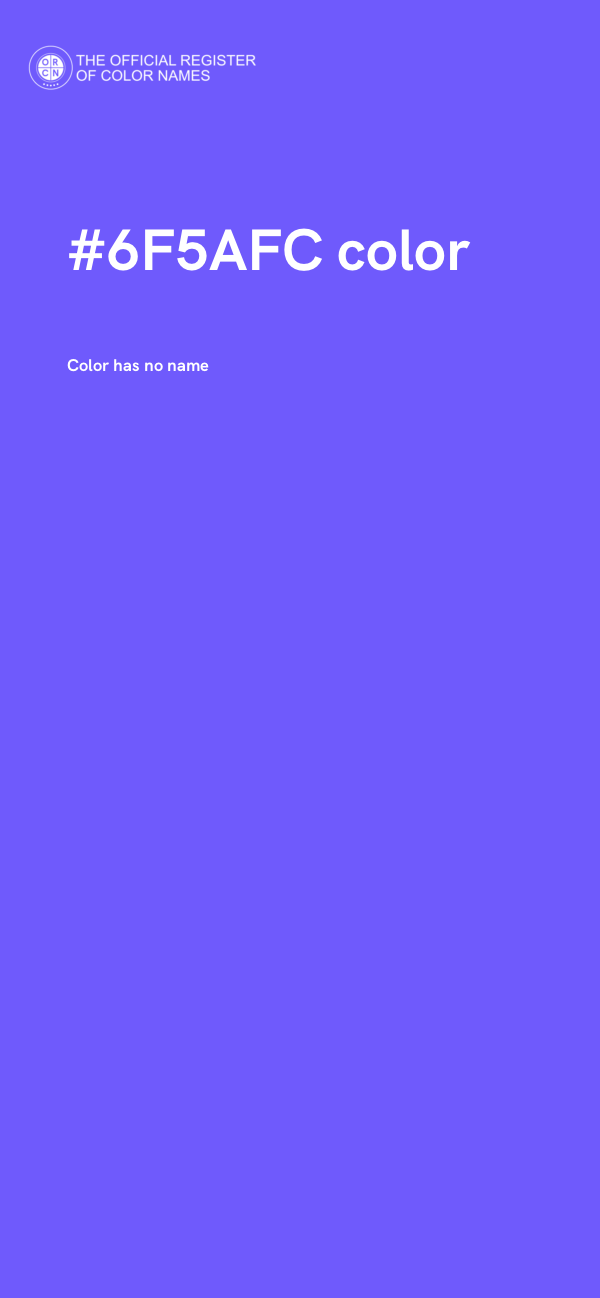 #6F5AFC color image