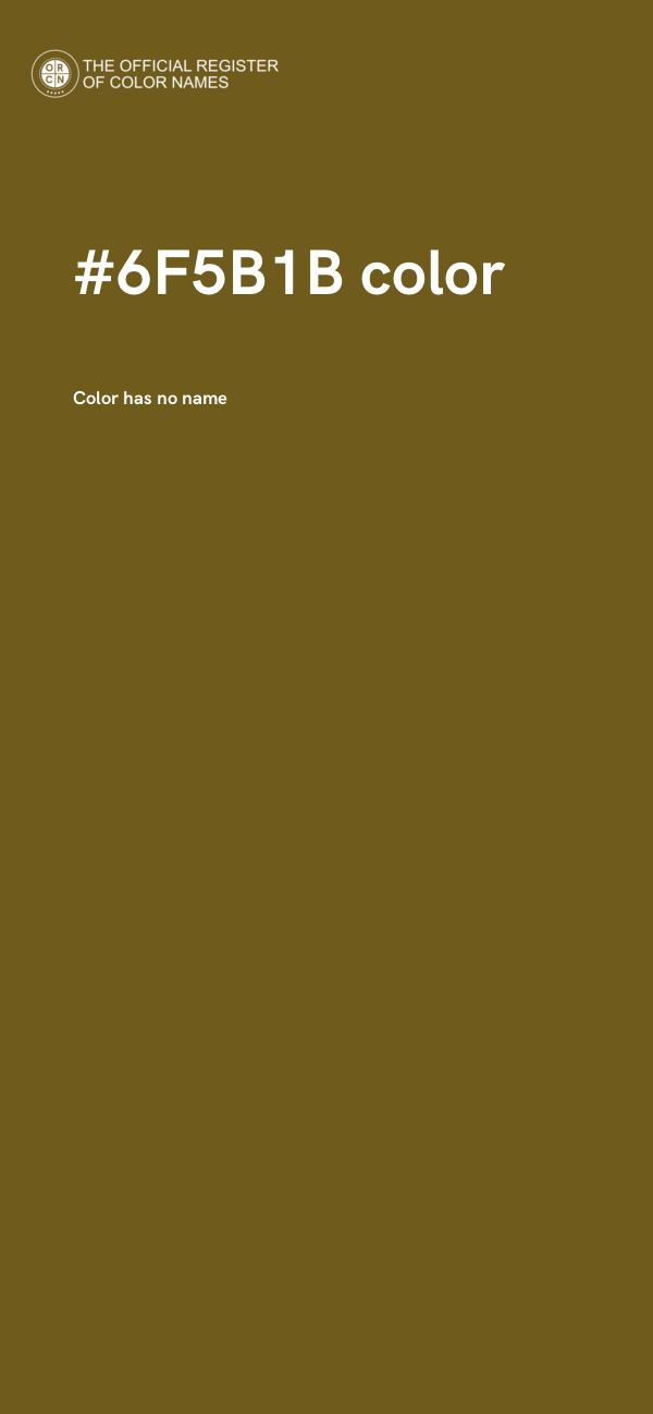 #6F5B1B color image