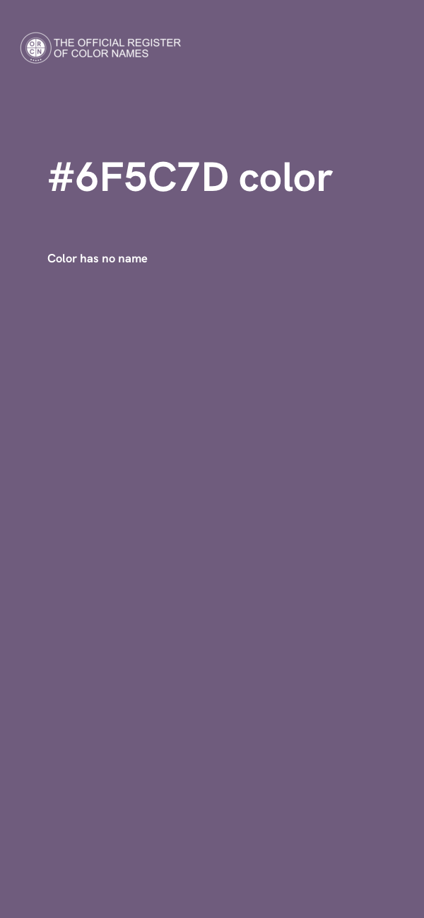 #6F5C7D color image