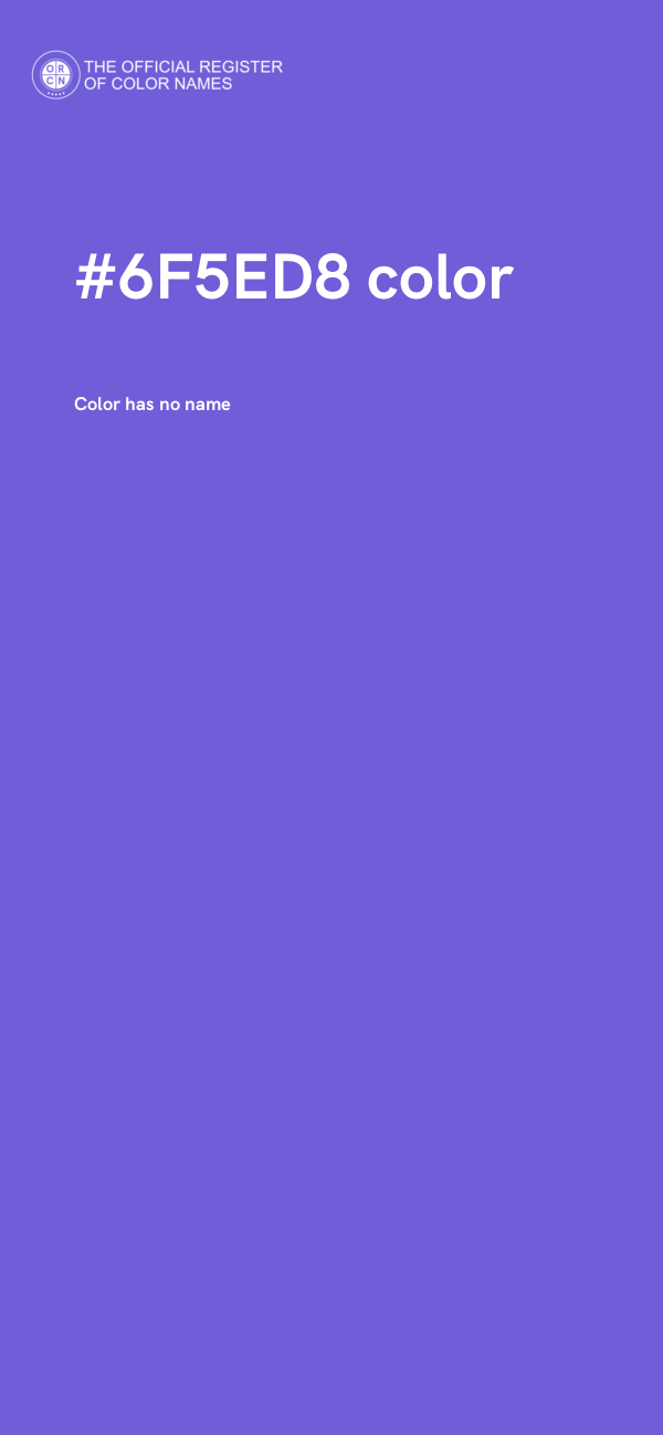 #6F5ED8 color image