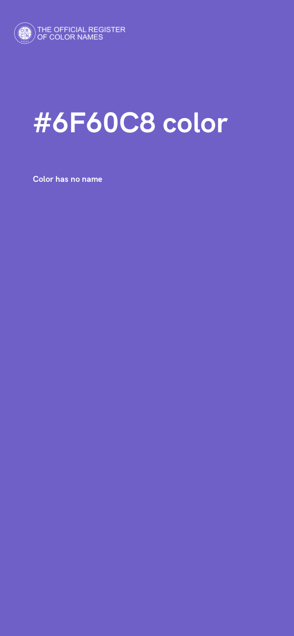 #6F60C8 color image