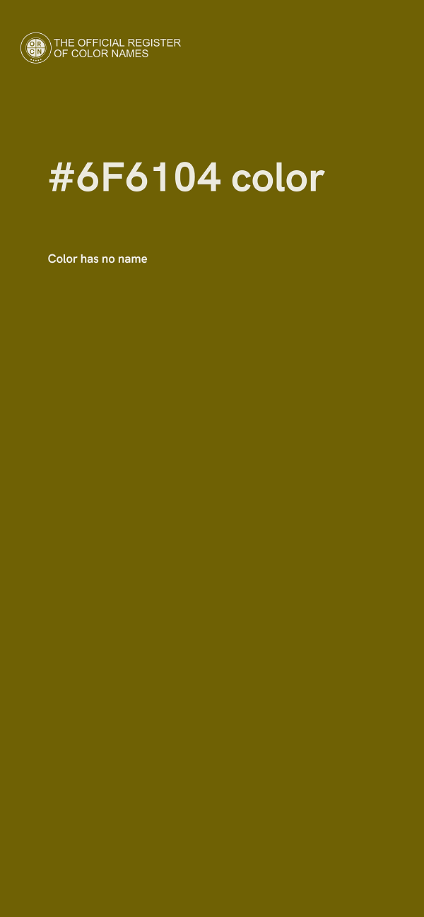#6F6104 color image