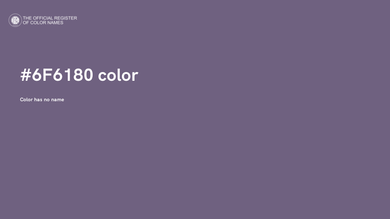 #6F6180 color image