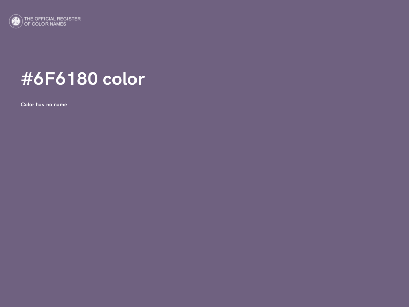 #6F6180 color image