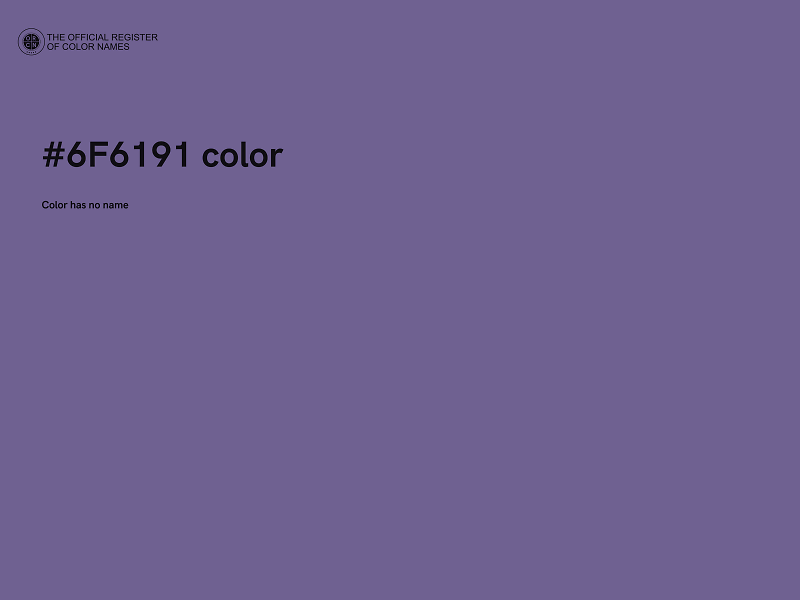 #6F6191 color image