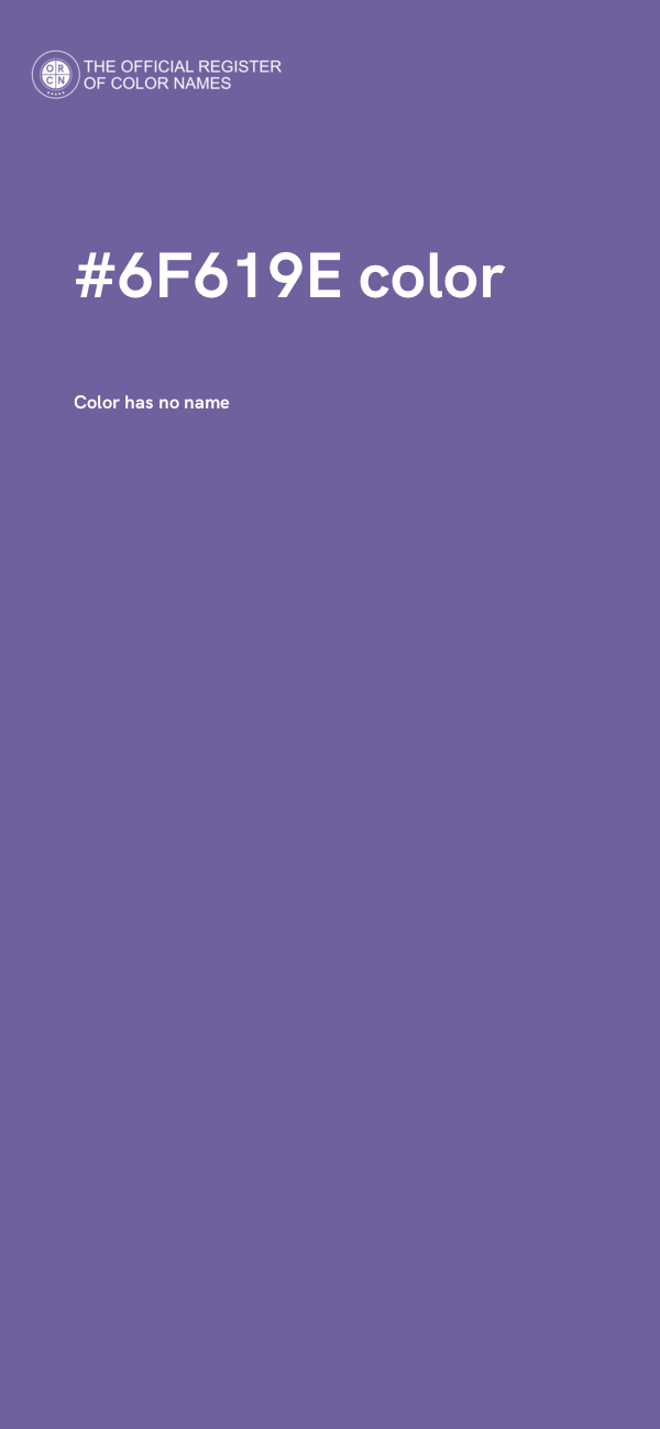 #6F619E color image