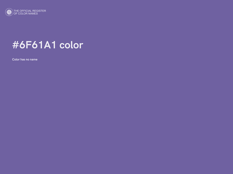 #6F61A1 color image