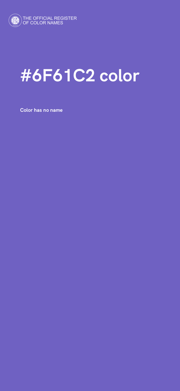 #6F61C2 color image