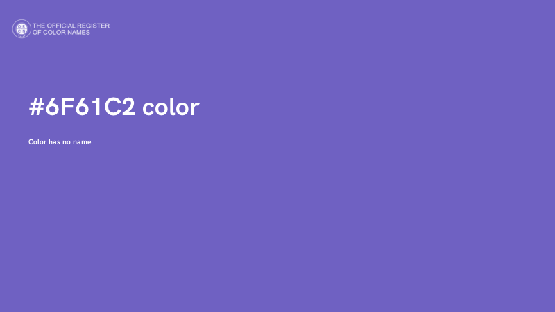 #6F61C2 color image