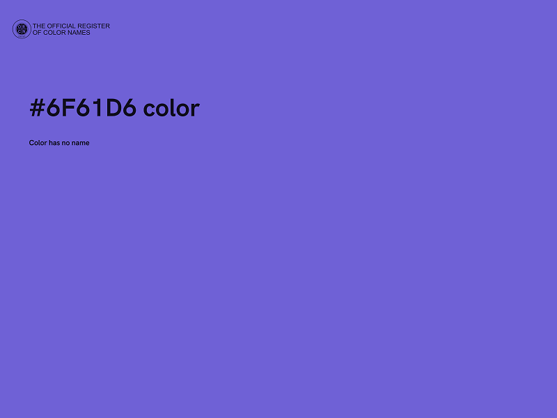 #6F61D6 color image