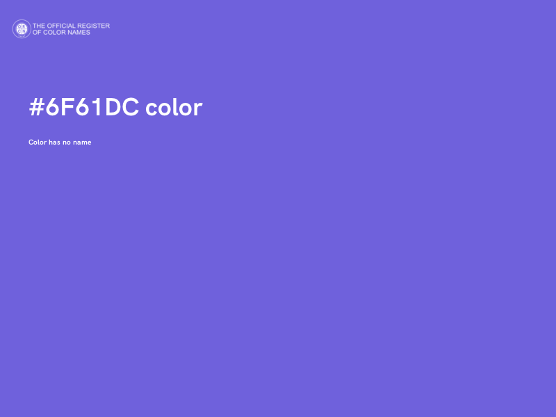 #6F61DC color image