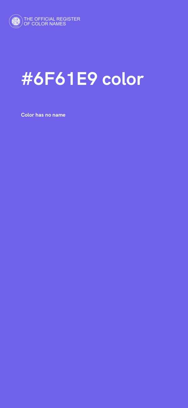 #6F61E9 color image