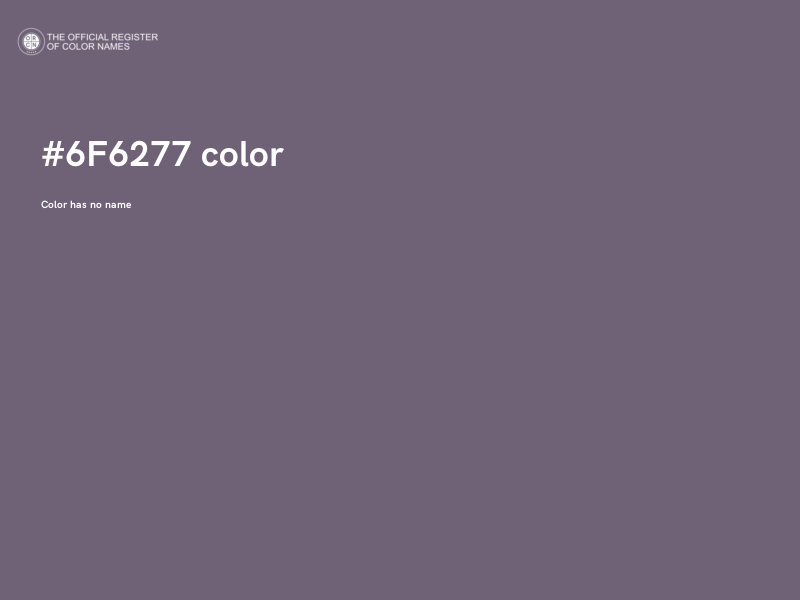 #6F6277 color image