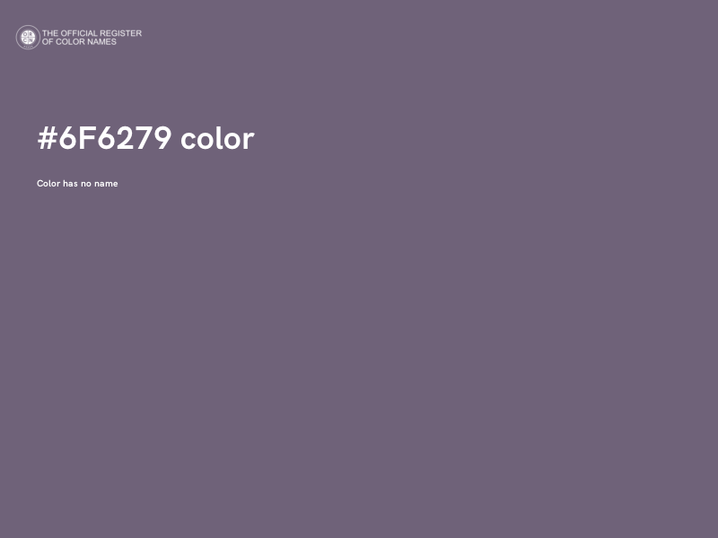 #6F6279 color image