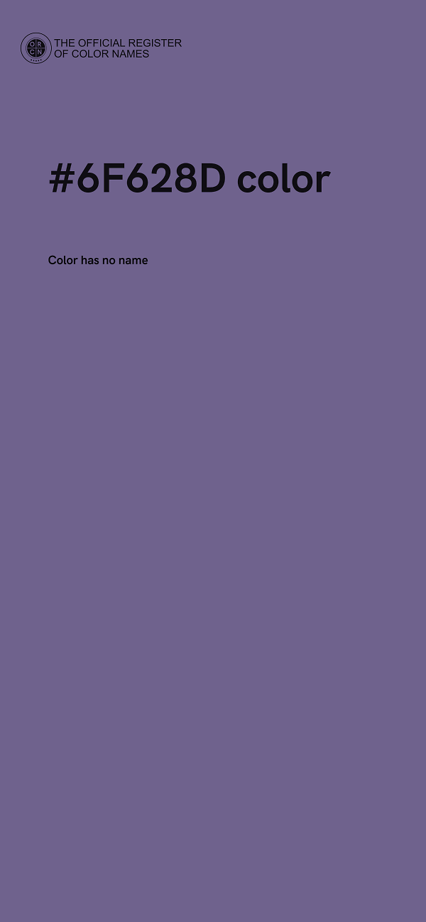 #6F628D color image