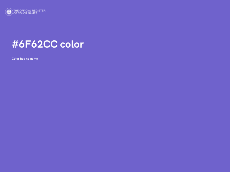 #6F62CC color image