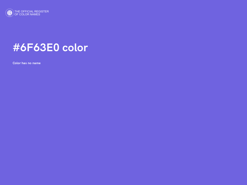 #6F63E0 color image