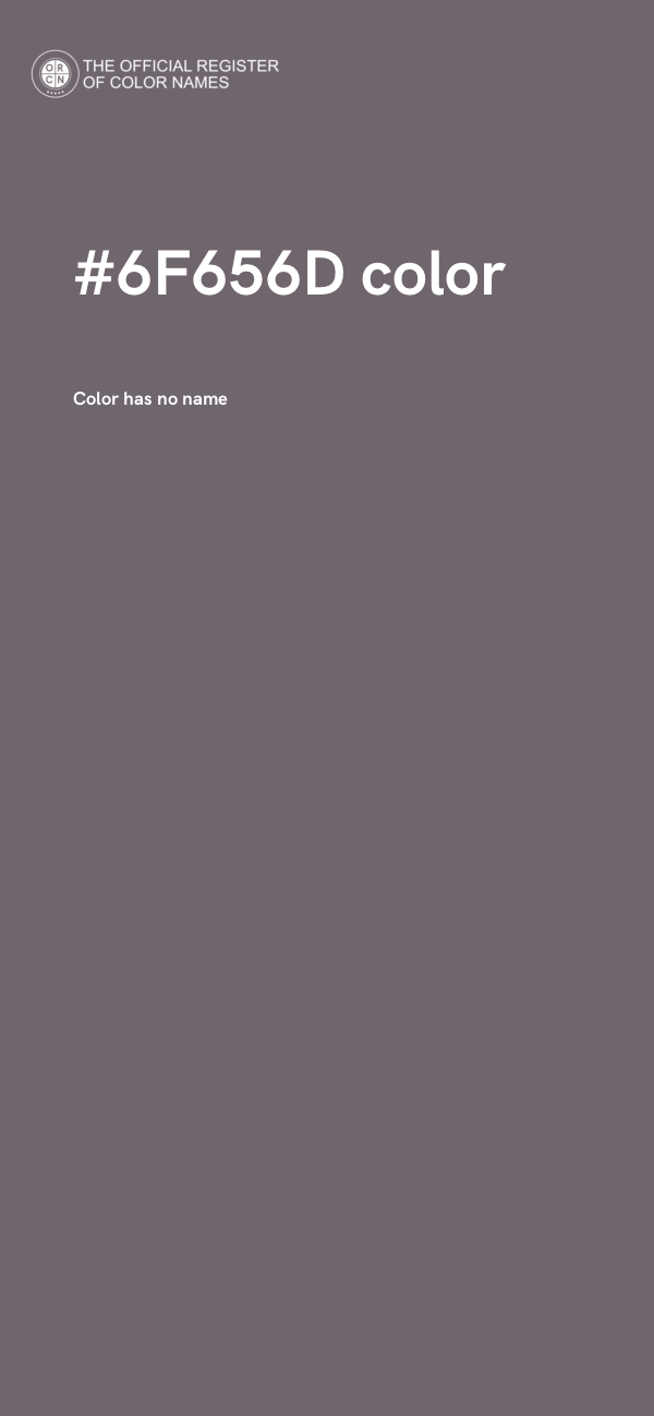 #6F656D color image