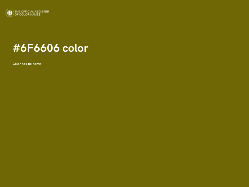 #6F6606 color image