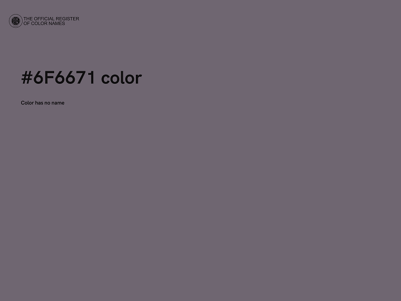 #6F6671 color image