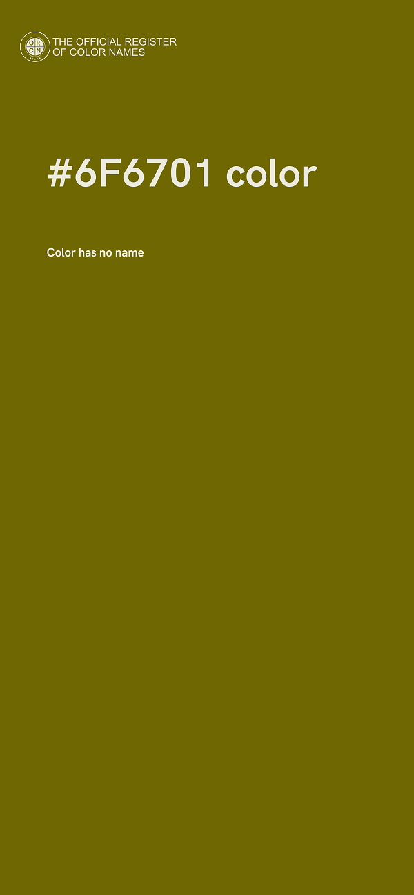 #6F6701 color image