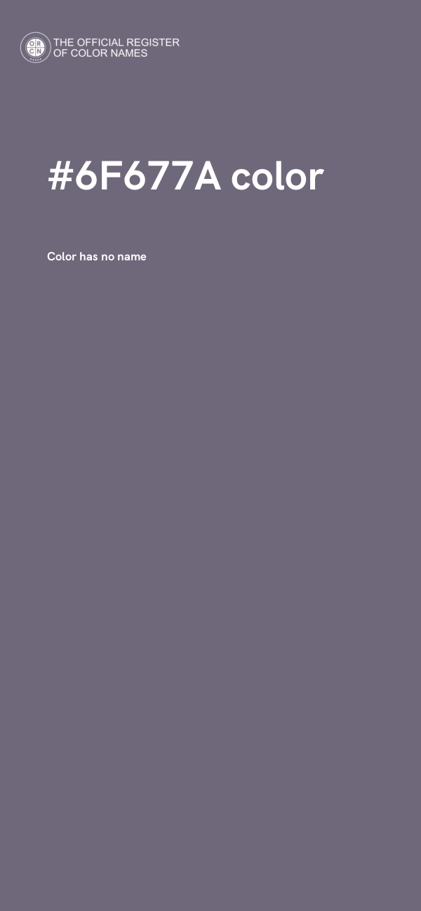 #6F677A color image