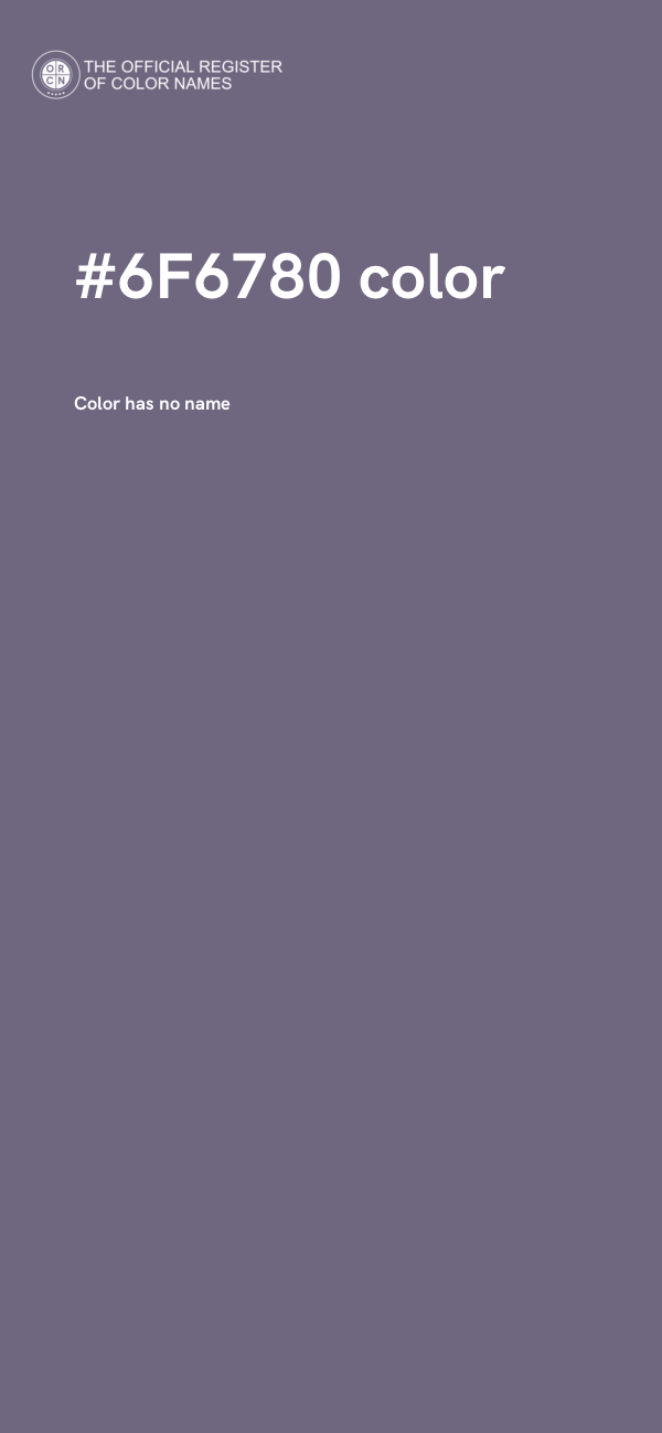 #6F6780 color image
