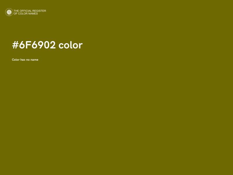 #6F6902 color image