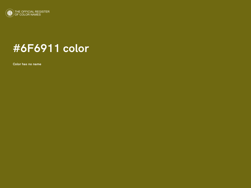 #6F6911 color image
