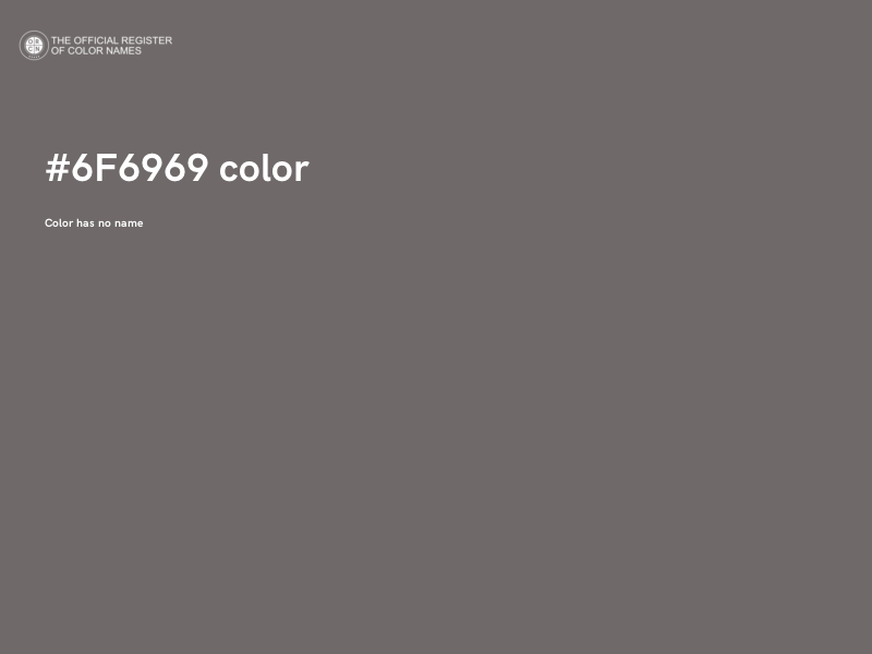 #6F6969 color image