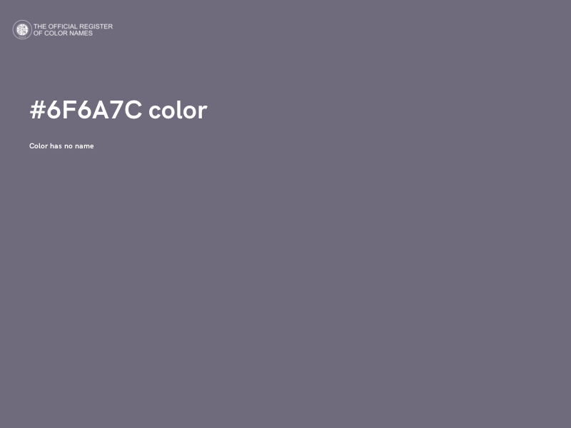 #6F6A7C color image