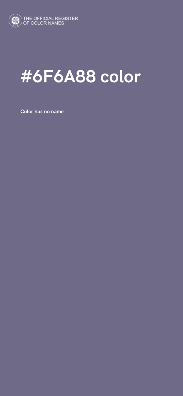 #6F6A88 color image