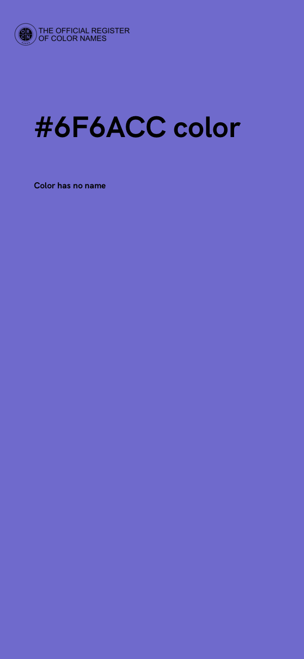 #6F6ACC color image