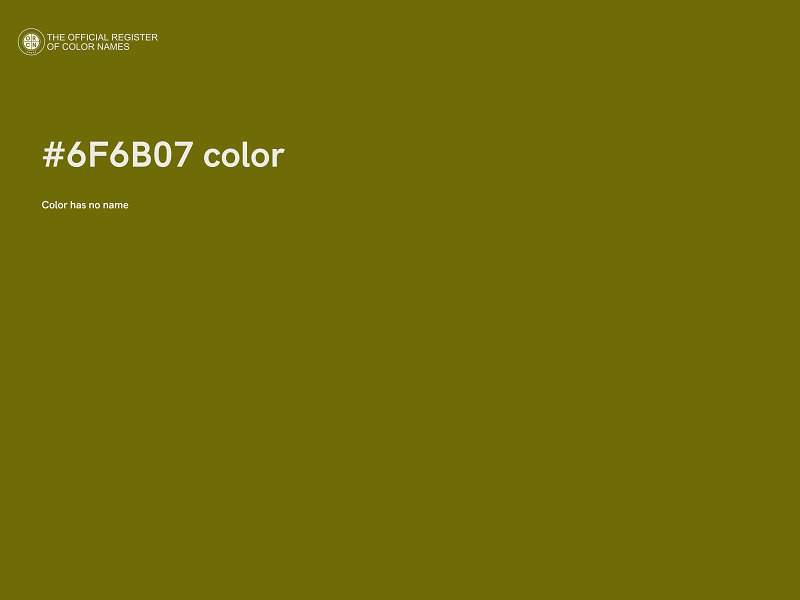 #6F6B07 color image