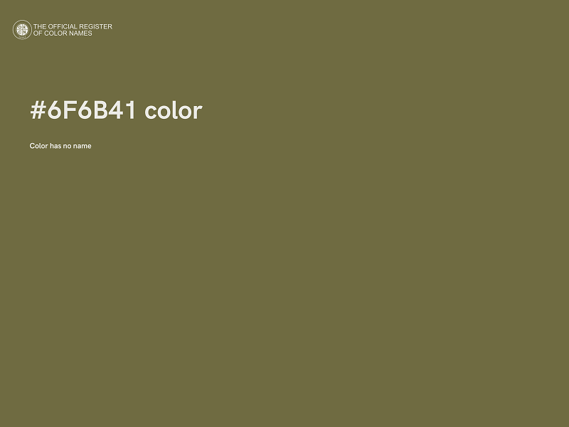 #6F6B41 color image