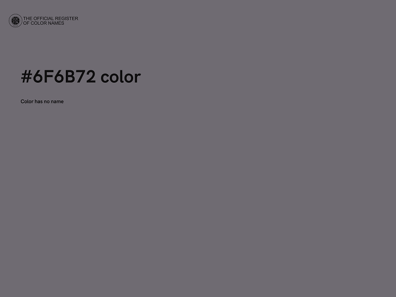 #6F6B72 color image