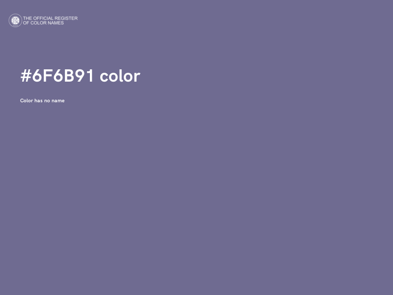 #6F6B91 color image