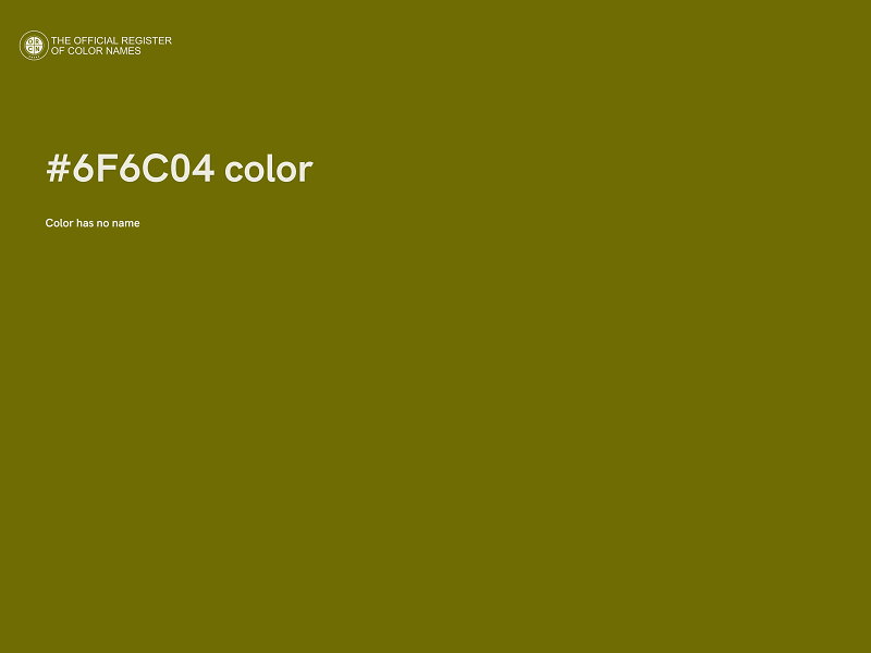 #6F6C04 color image