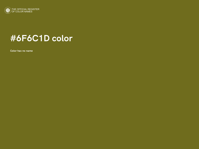 #6F6C1D color image
