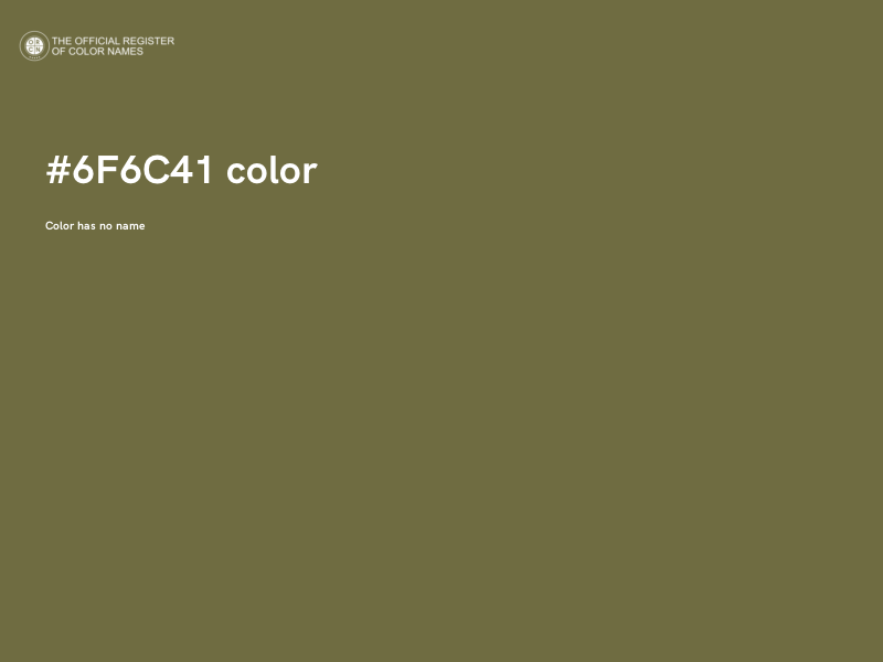 #6F6C41 color image