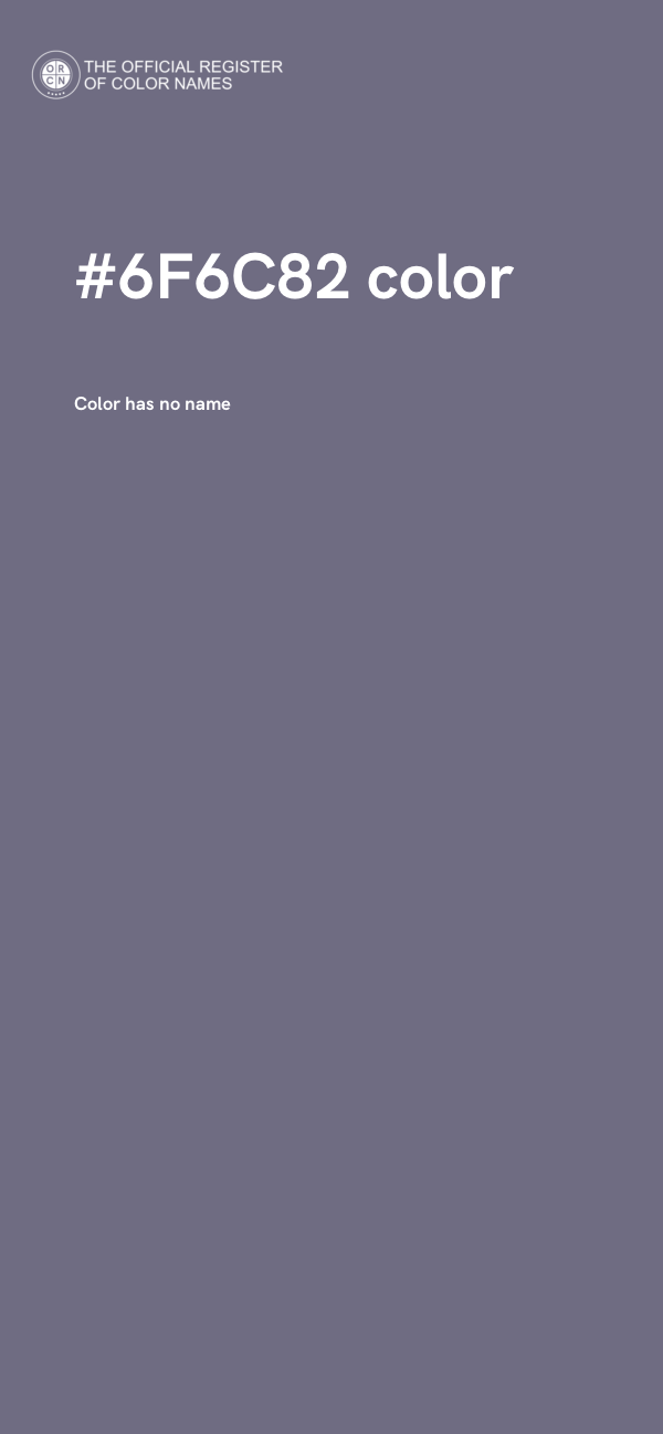 #6F6C82 color image