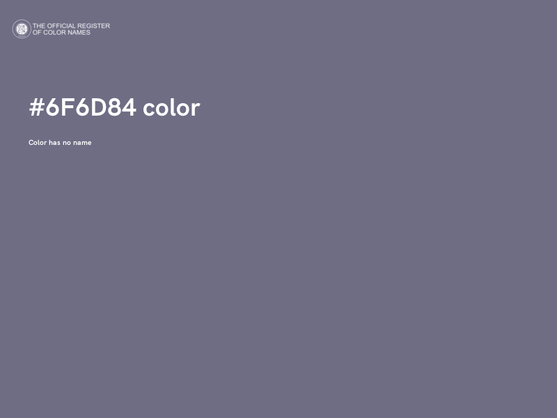 #6F6D84 color image