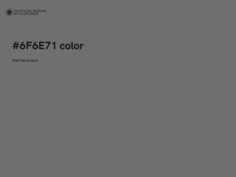 #6F6E71 color image