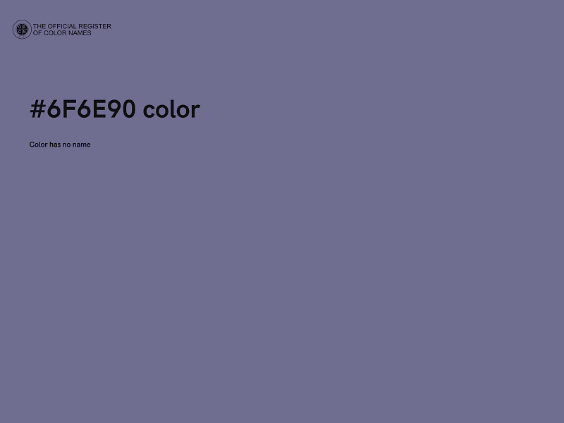 #6F6E90 color image