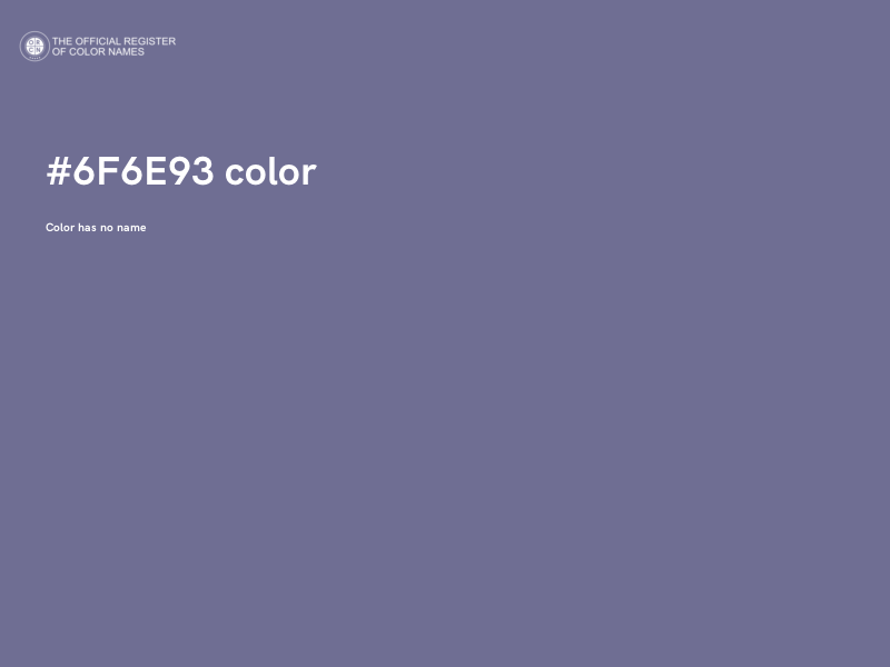 #6F6E93 color image