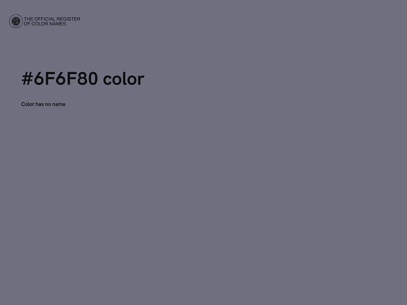 #6F6F80 color image