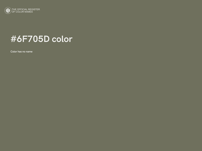 #6F705D color image