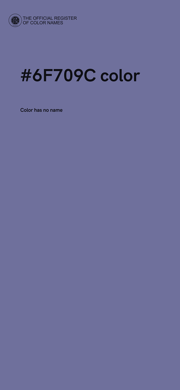 #6F709C color image